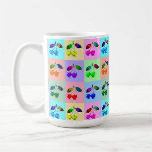 Colourful Cherries - Pop Art   Coffee Mug