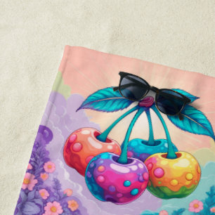 Colourful cherry for Summer Beach Towel