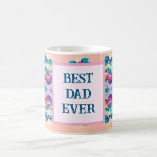 Colourful cherry with Best Dad Ever Coffee Mug