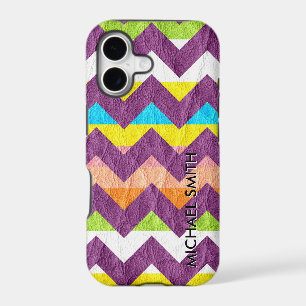 Colourful Chevron Leather