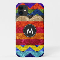 Colourful Chevron Stripes Vintage #12