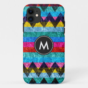 Colourful Chevron Stripes Vintage #8 Case-Mate iPhone Case