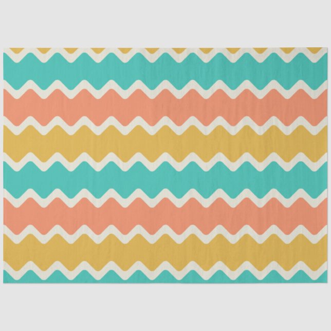 Colourful Chevron Tissue Paper (Front)