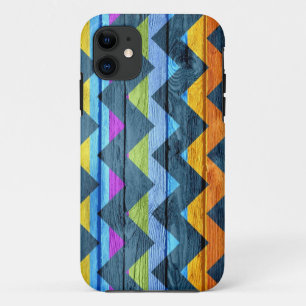 Colourful Chevron Wood Abstract #2 Case-Mate iPhone Case