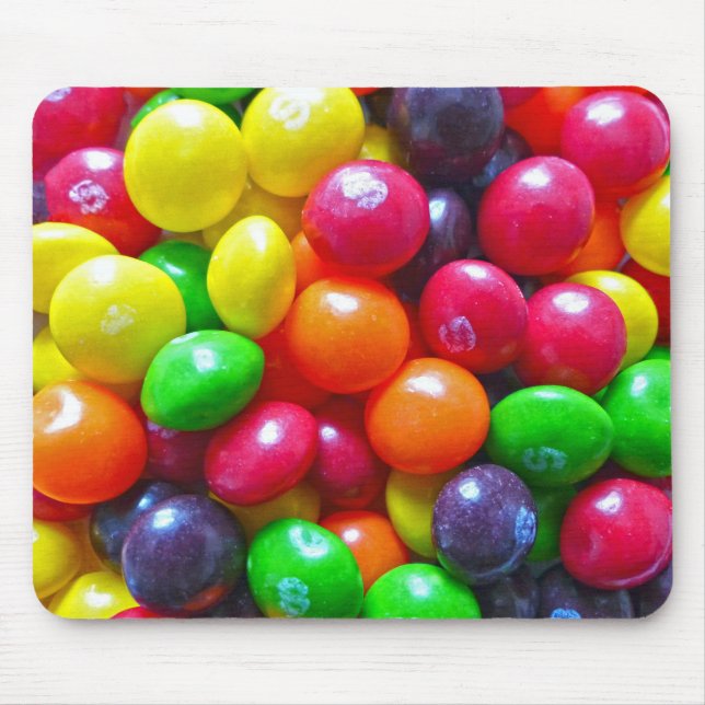 Colourful Chewy Candy Mouse Pad (Front)