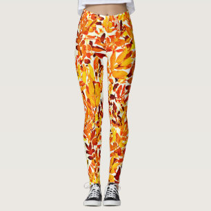 Colourful Chic Chroma Canopy Stylish Foliage Leggings