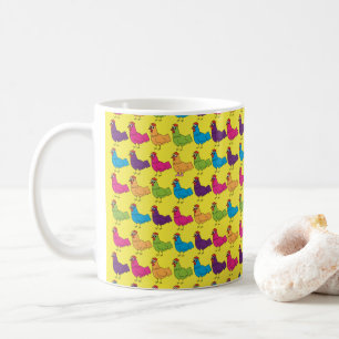 Colourful Chickens Mug