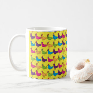 Colourful Chickens Mug
