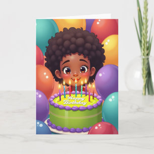 Colourful Child Birthday Card