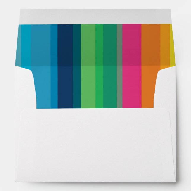 Colourful Children's Birthday Party Envelope (Back (Bottom))