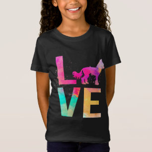 Colourful Chinese Crested Dog Mum Gifts Chinese Cr T-Shirt