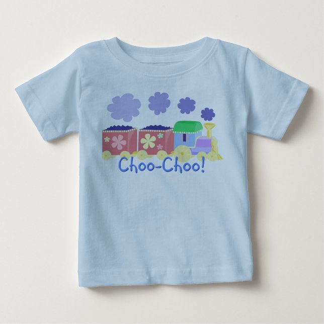 Colourful Choo Choo Train Shirt (Front)