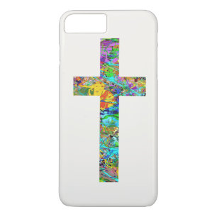 Colourful Christian Cross 1 Case-Mate iPhone Case