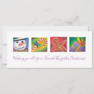 Colourful Christmas - All Your Favourite Things Fu Holiday Card