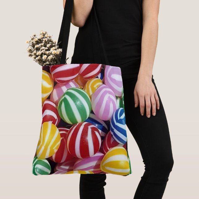 colourful Christmas candies Tote Bag (Close Up)