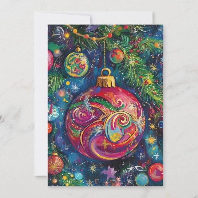 Colourful Christmas Card (Front)