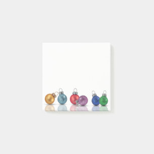 Colourful Christmas Glitter Ornaments Post-it® Not Post-it Notes