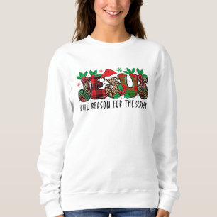 Colourful Christmas Jesus Sweatshirt
