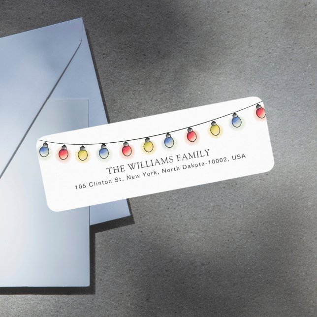 Colourful Christmas Light Custom Family Name (Creator Uploaded)