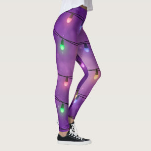 Colourful Christmas Lights Leggings