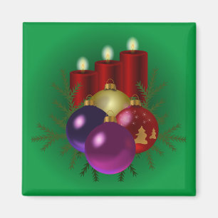 Colourful Christmas Magnet