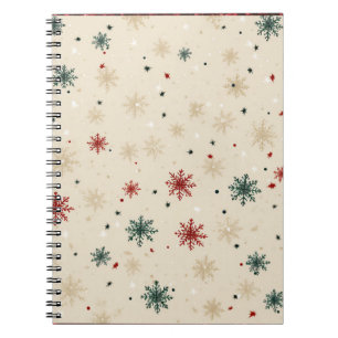 Colourful Christmas Notebook – Festive Winter Desi