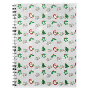 Colourful Christmas Notebook – Festive Winter Desi