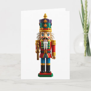 Colourful Christmas Nutcracker Toy Card
