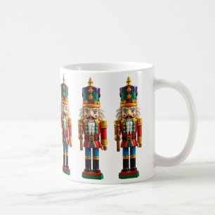 Colourful Christmas Nutcracker Toy Coffee Mug