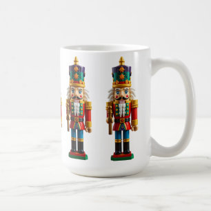 Colourful Christmas Nutcracker Toy Coffee Mug