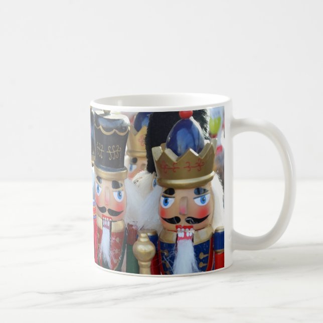 Colourful christmas nutcrackers coffee mug (Right)