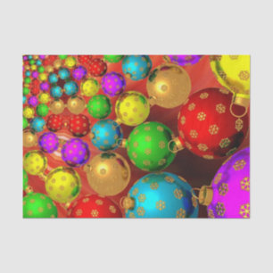 Colourful Christmas Ornament Jubilee Tissue Paper