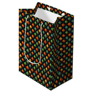 Colourful Christmas Ornaments Medium Gift Bag