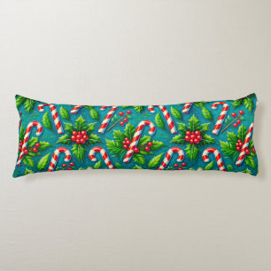 Colourful christmas pattern body cushion