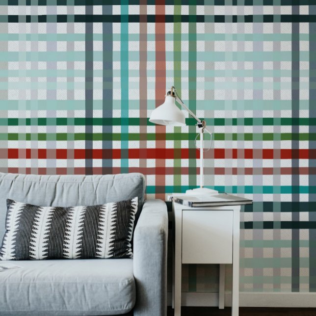 Colourful Christmas plaid Wallpaper (Colorful Christmas plaid Wallpaper)