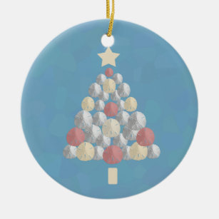 Shell Beach Christmas Tree Decorations Ornaments Zazzle Co Nz