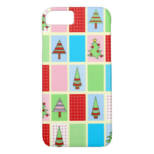Colourful Christmas Squares Case-Mate iPhone Case