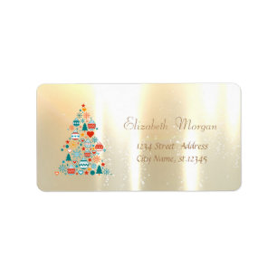 Colourful Christmas Tree Gold Label
