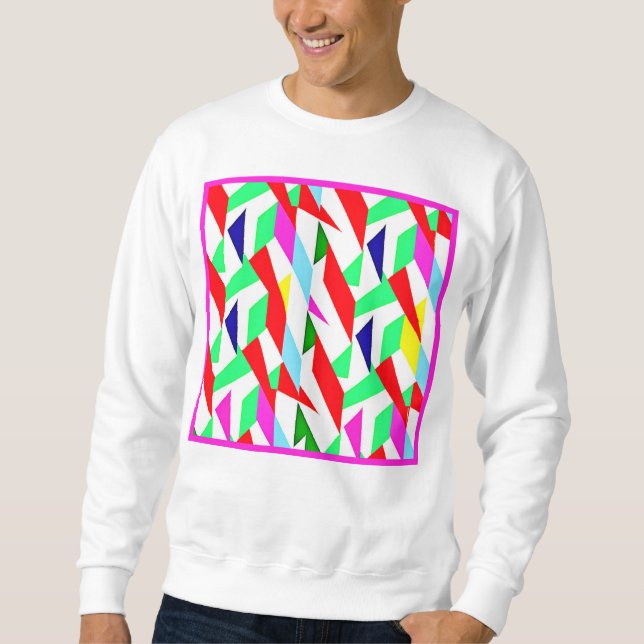 Colourful Chromatic Pattern Sweatshirt (Front)