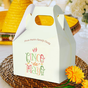 Colourful Cinco de Mayo Party Favour Box