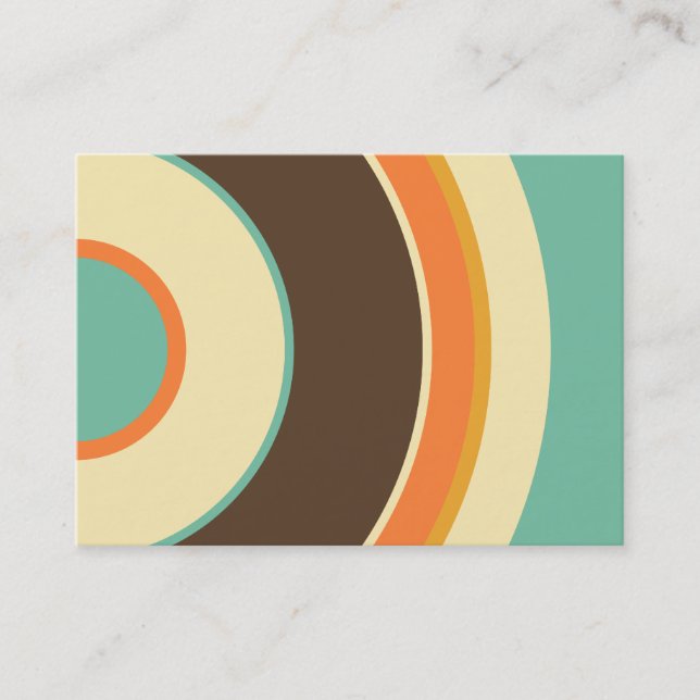 Colourful  Circle 02 Business Card (Front)