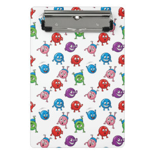 Colourful Circle Characters   Mini Clipboard