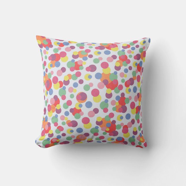Colourful Circle Collection Cushion (Front)
