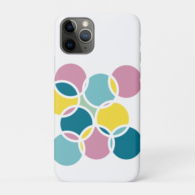 Colourful Circle Design – Fun Geometric Print Case-Mate iPhone Case (Back)