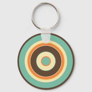 Colourful Circles 02 Key Ring