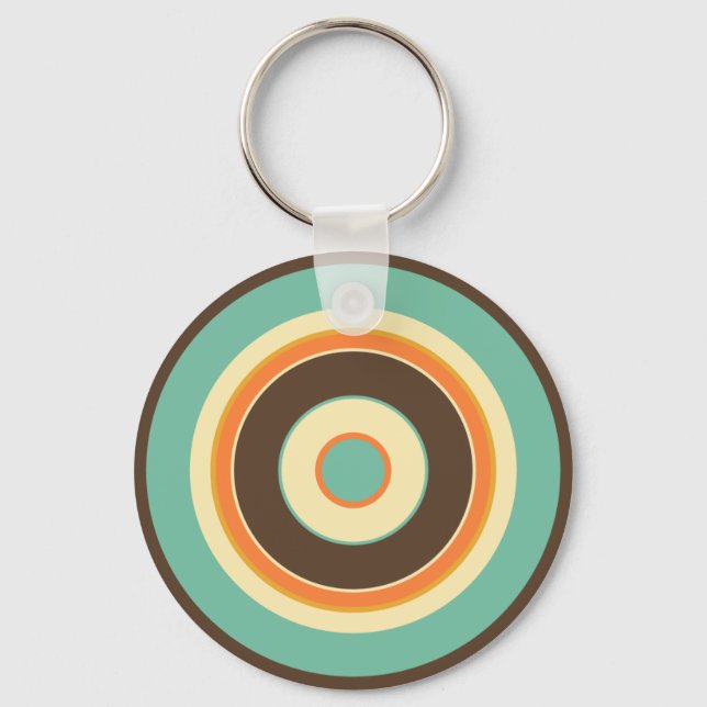 Colourful Circles 02 Key Ring (Front)