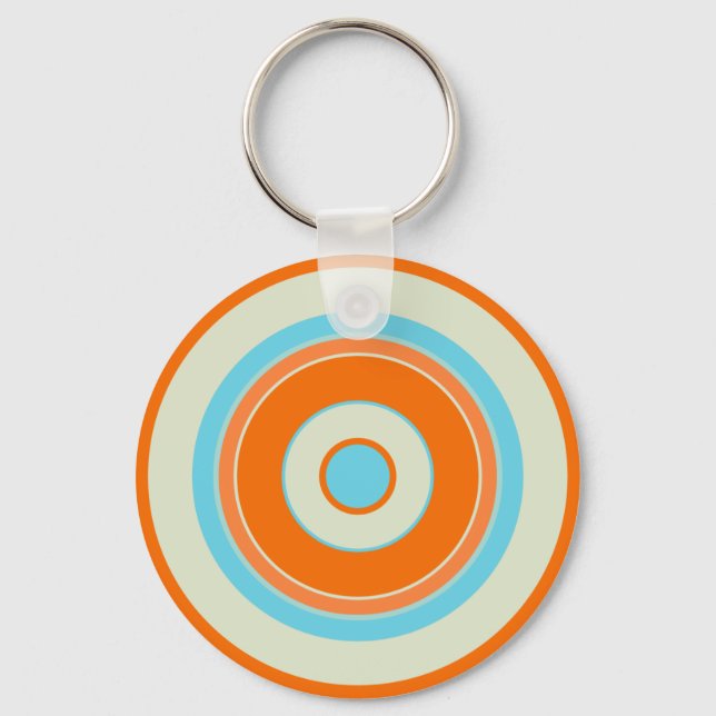 Colourful Circles 03 Key Ring (Front)
