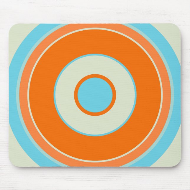 Colourful Circles 03 Mouse Pad (Front)