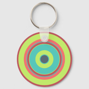 Colourful Circles 04 Key Ring