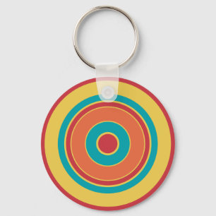 Colourful Circles 05 Key Ring